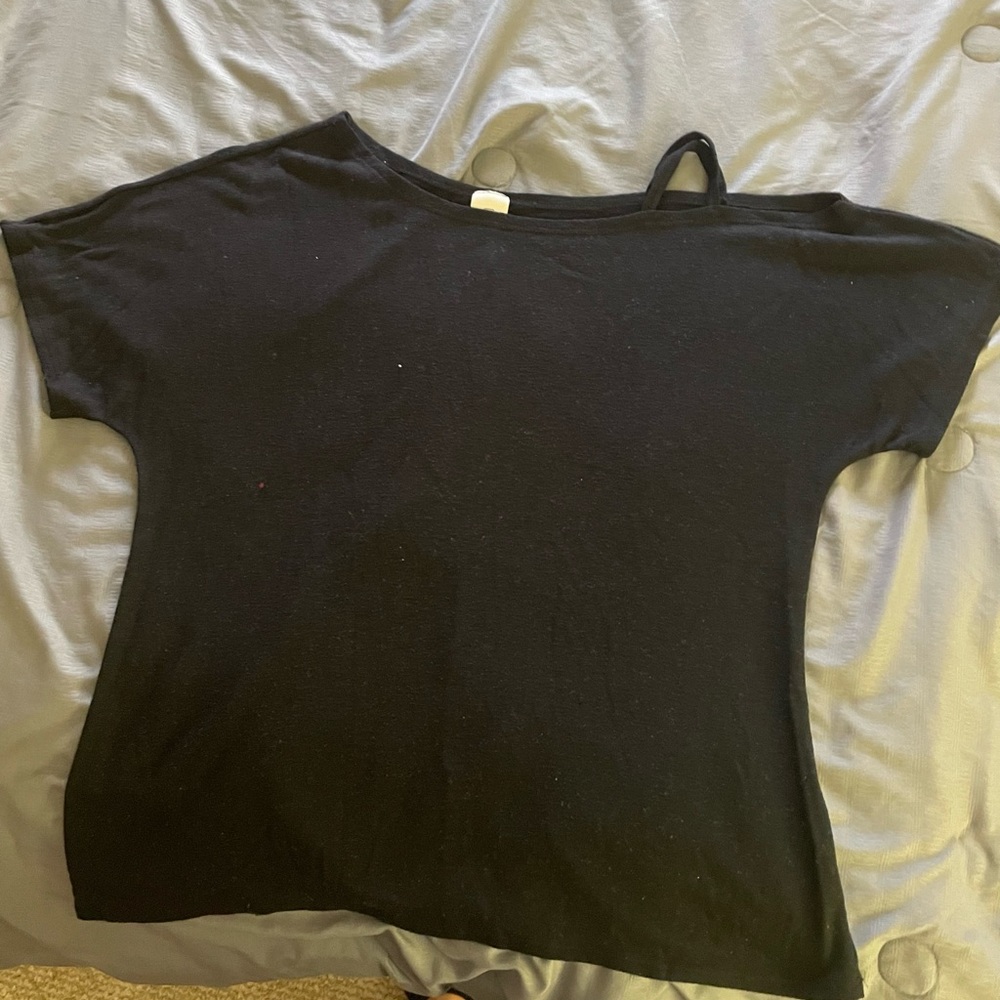 Black dressy t-shirt